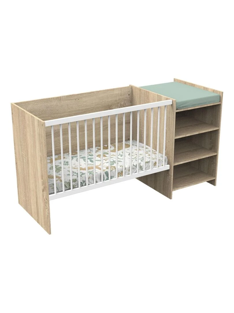 Lit combiné UP BABYPRICE Marron