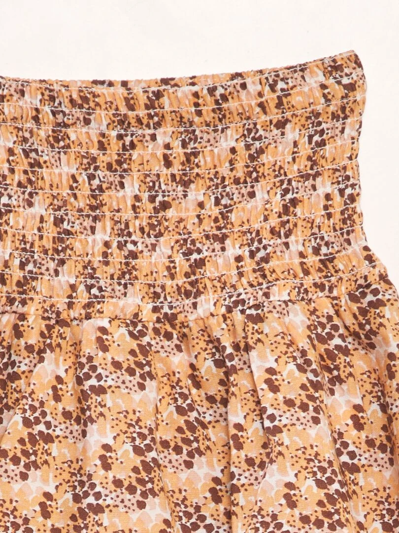 Jupe volantée à imprimé   Multi