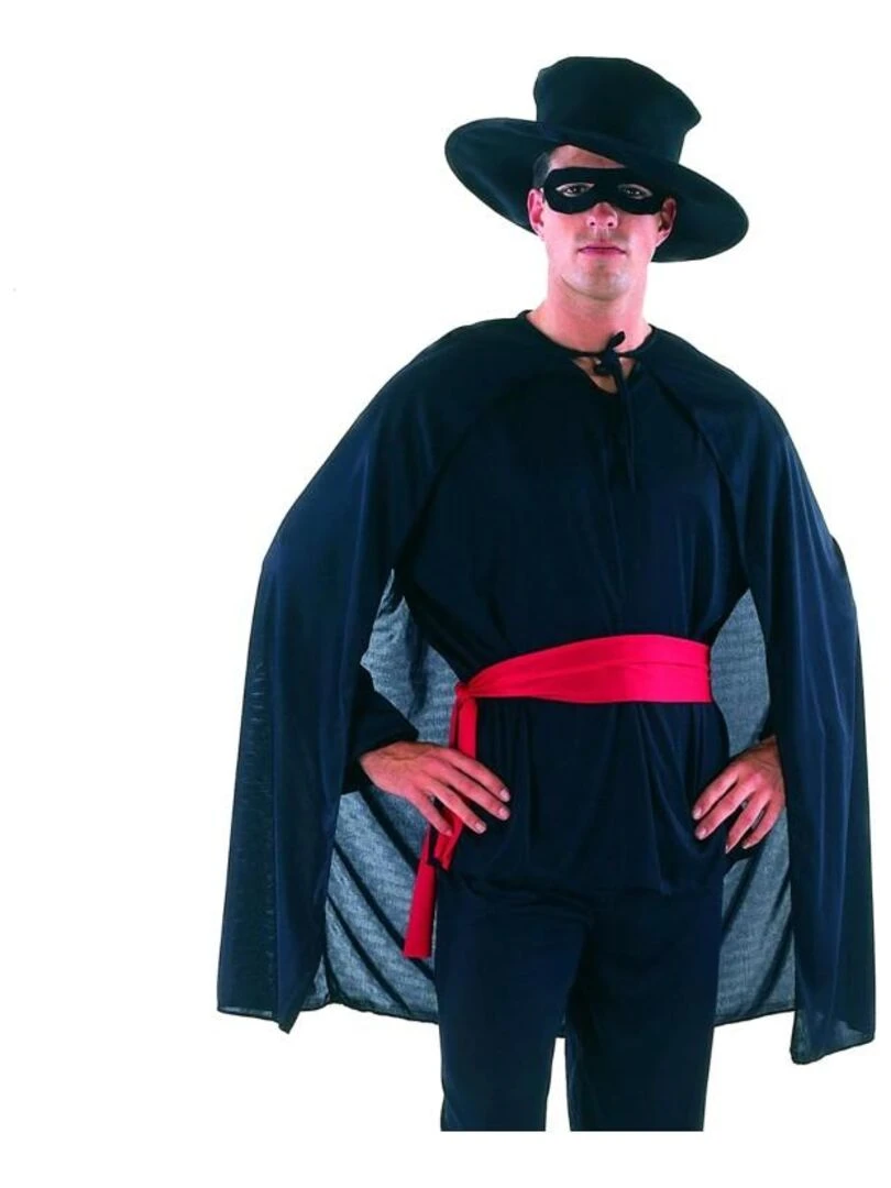 Déguisement Bandit masqué Homme Noir Noir