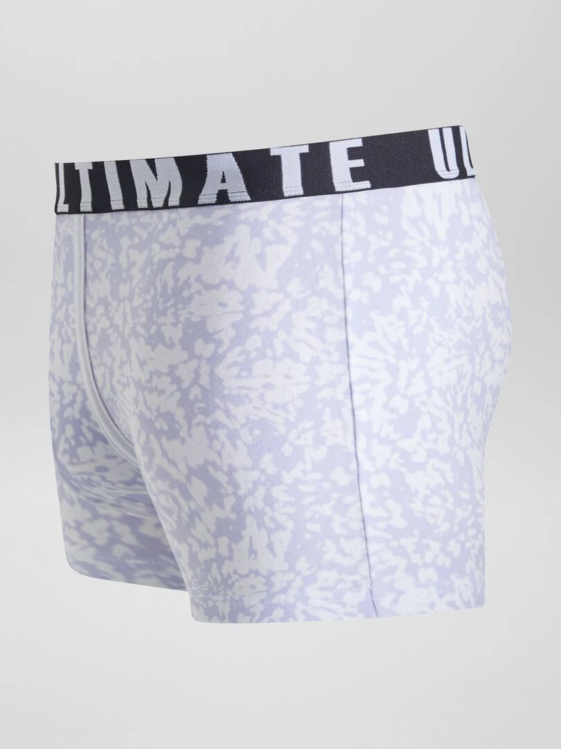 Lot de 3 boxers fantaisie   Noir/violet