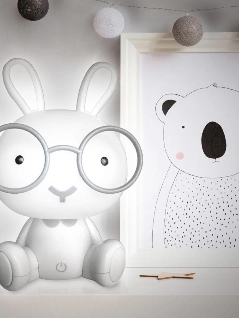 Veilleuse LED lapin Blanc