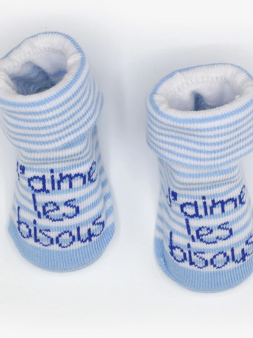 Chaussettes bébé Kinousses Bleu