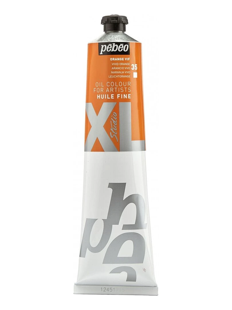 Peinture à l'huile fine XL Studio   Orange vif   200 ml   N/A