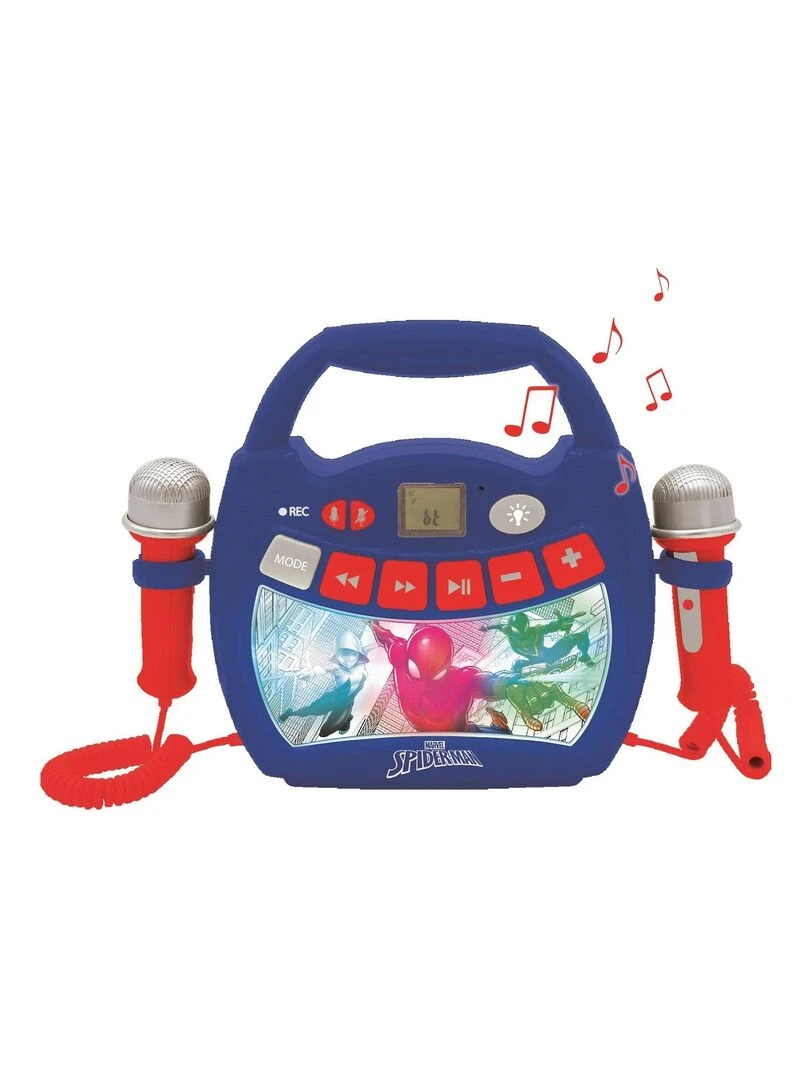 Enceinte Bluetooth Spider man Avec Effets Lumineux Et Micros N/A