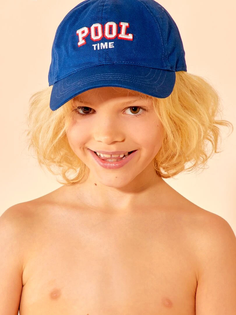 Casquette 'pool time' Bleu marine