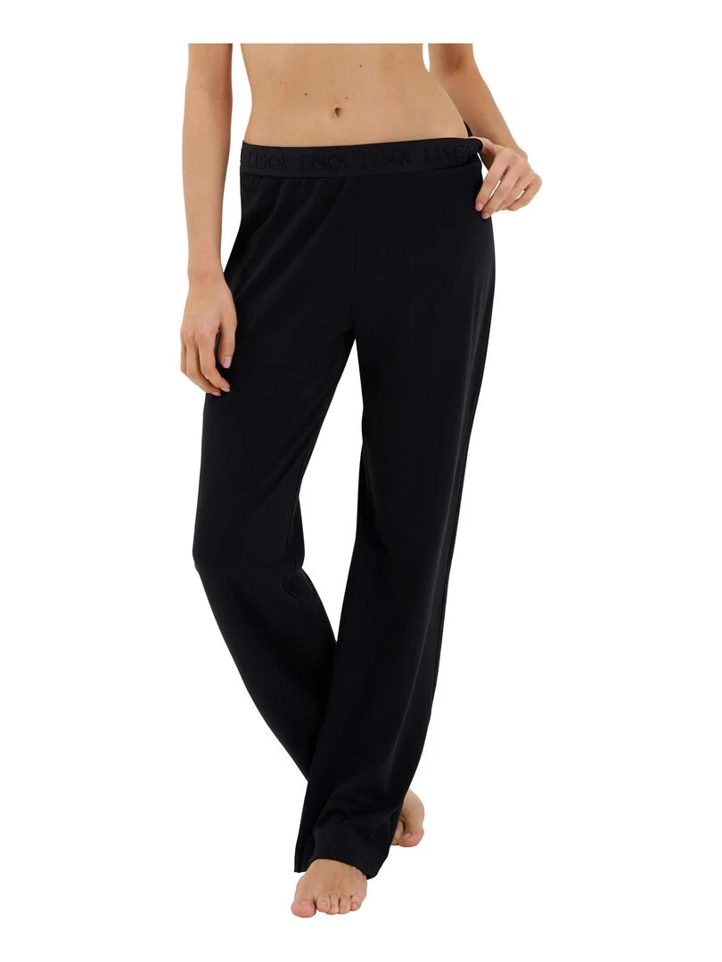 Bas pyjama pantalon long Mia Noir