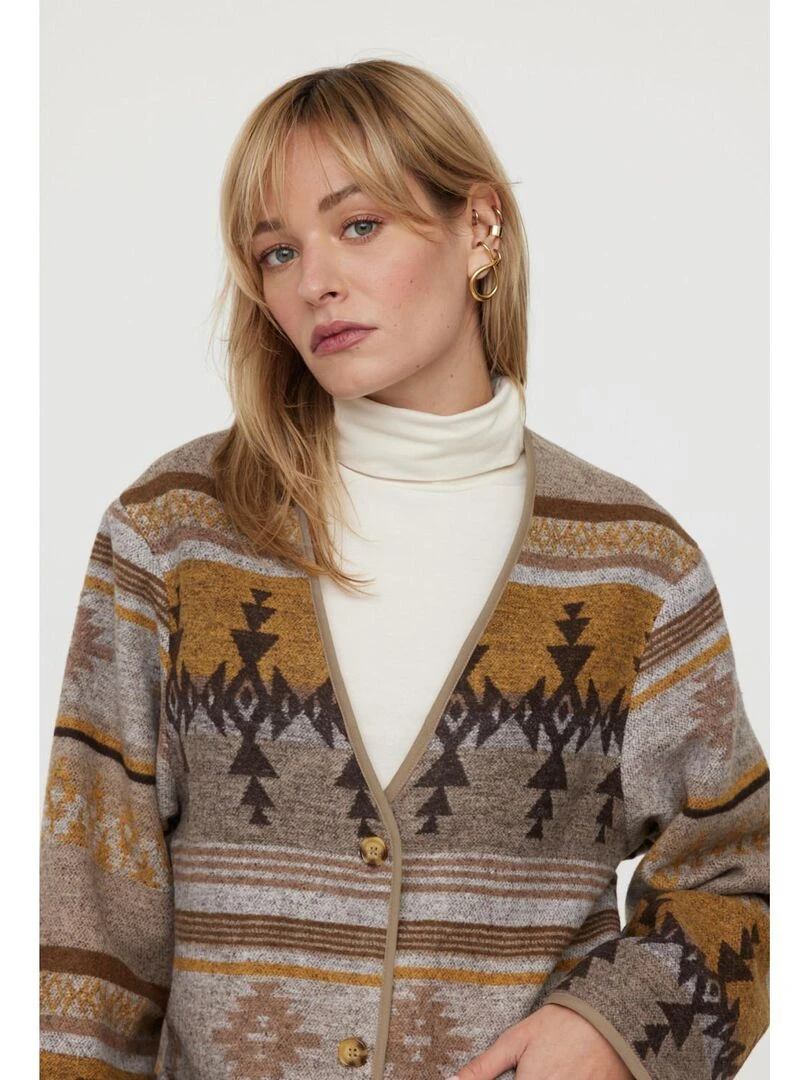 Lee Cooper   Veste manches longues polyester loose FIKATA   Taupe