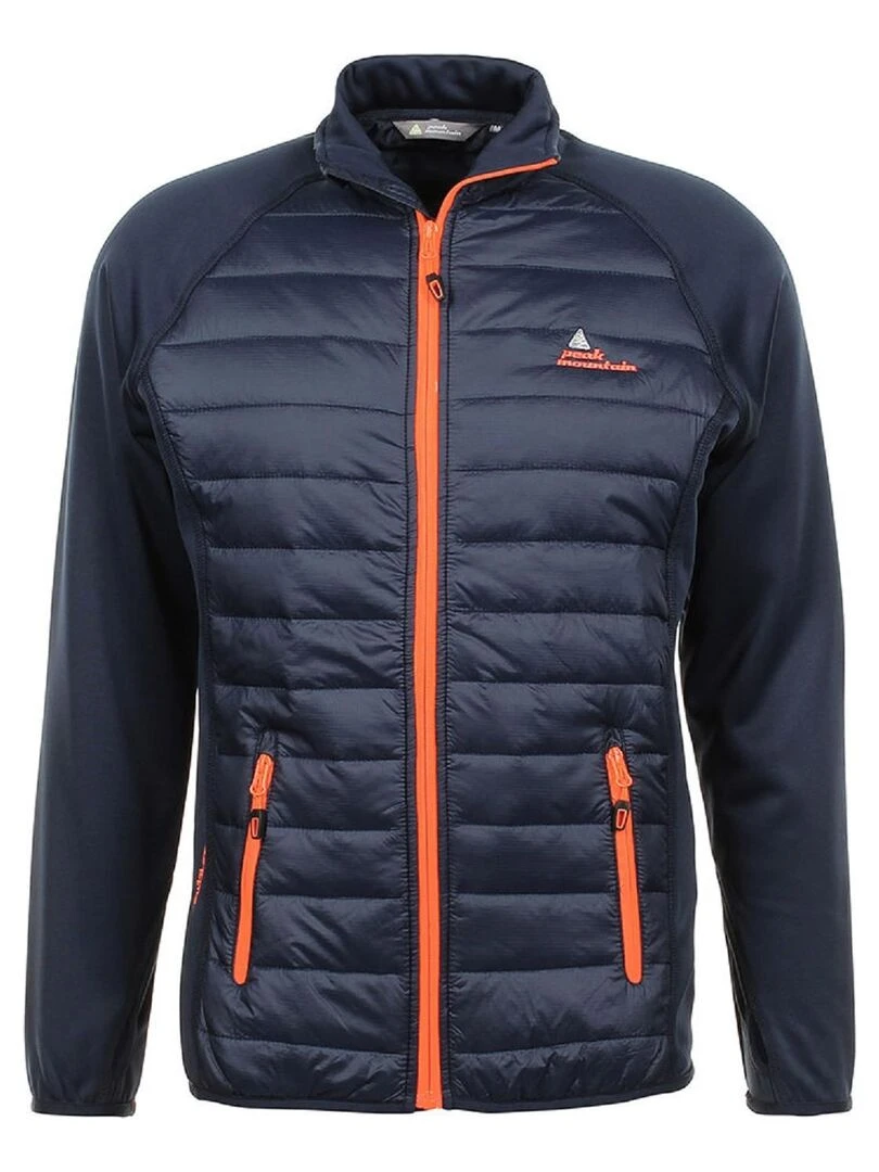 Blouson polar shell homme CALER   PEAK MOUNTAIN   Bleu marine