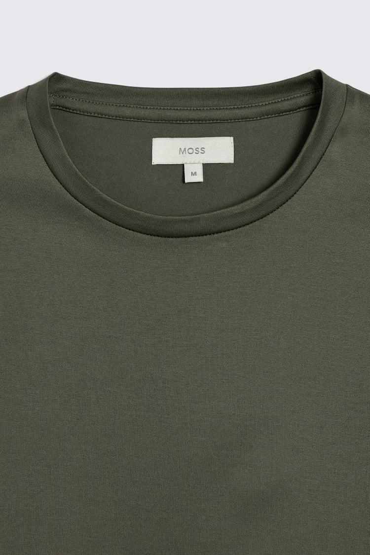 Light Grey Marl Crew Neck T-Shirt   Buy Online at Moss