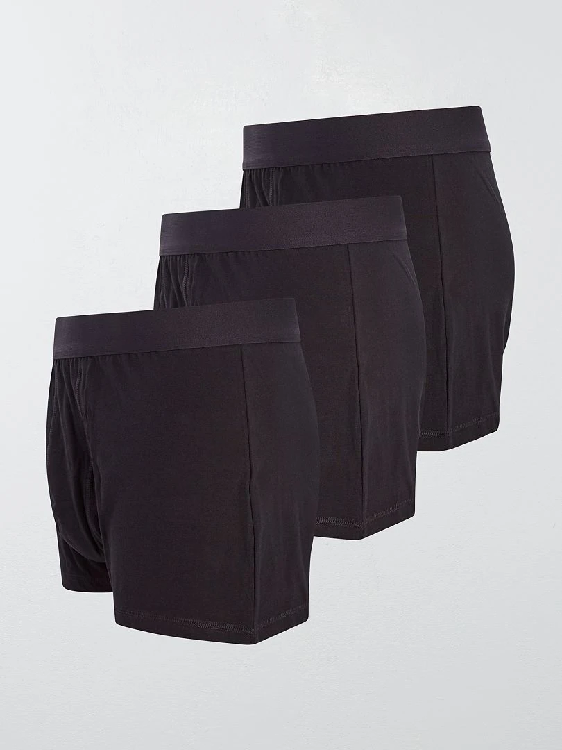 Lot de 3 boxers size+ noir