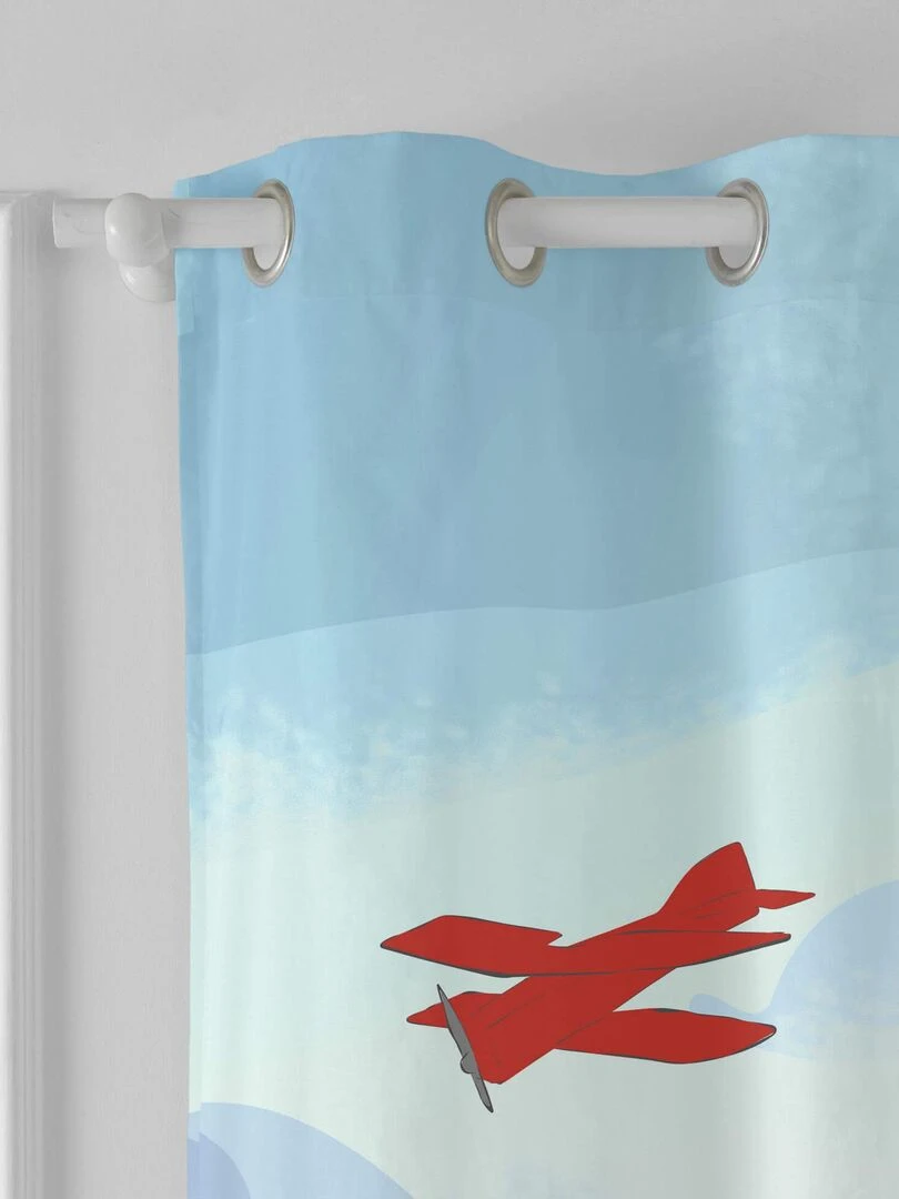 Rideau Son avion "Happyfriday"   Blanc