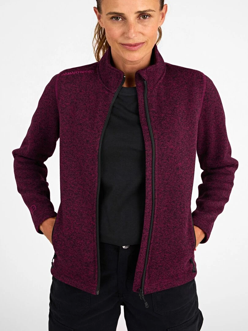 Polaire col montant Thermolactyl femme DamartSport Violet prune