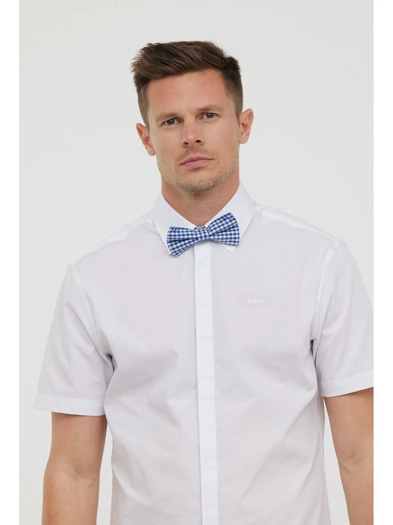 Lee Cooper   Chemise manches courtes coton slim DUCHA MC   Blanc