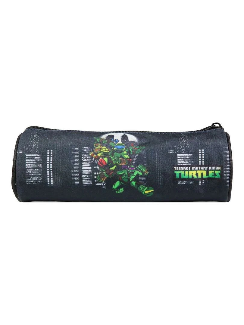 BAGTROTTER Trousse scolaire ronde Tortues Ninja Noire   Noir