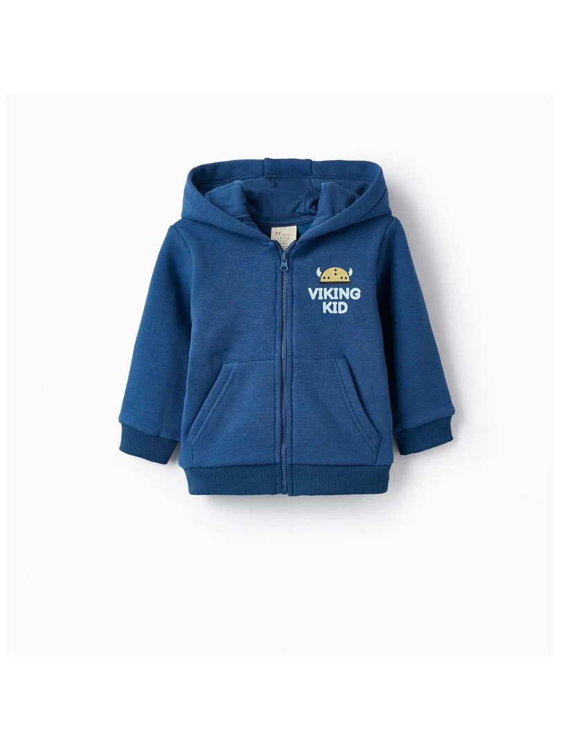 Manteau Matelassé avec Capuche pour Bébé Garçon 'Viking Kid' NORTHERN CALLING Bleu