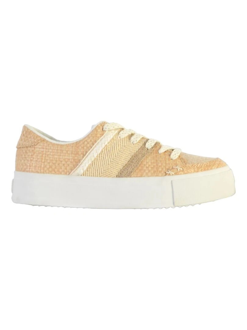 Basket à Lacet Desigual Street Natural Beige