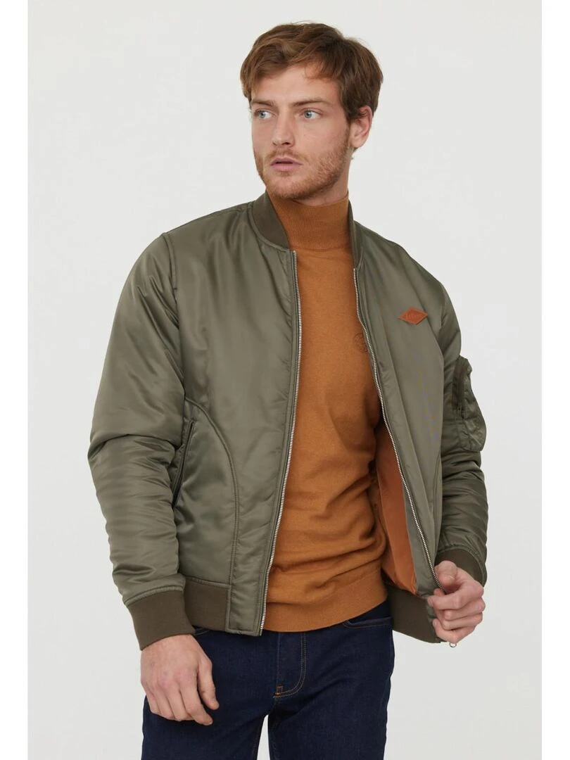 Lee Cooper Veste manches longues polyester regular FOTH Kaki