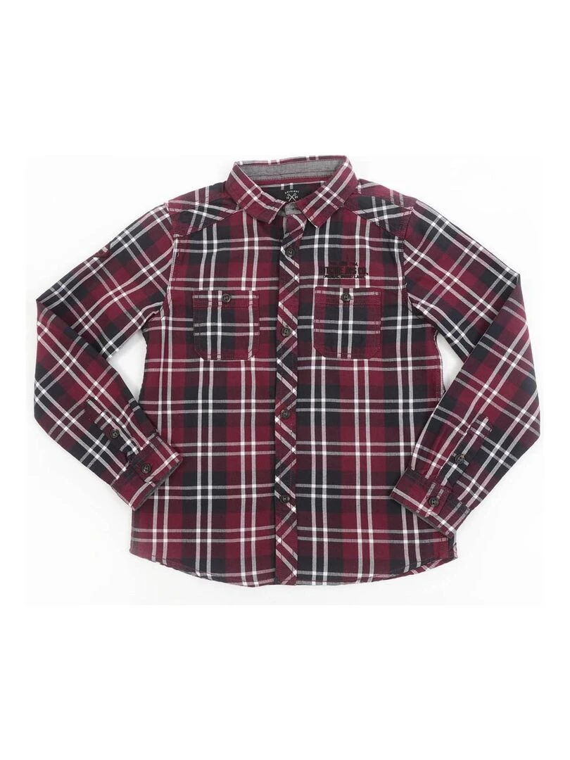 CHEMISE TIBET BOY Rouge