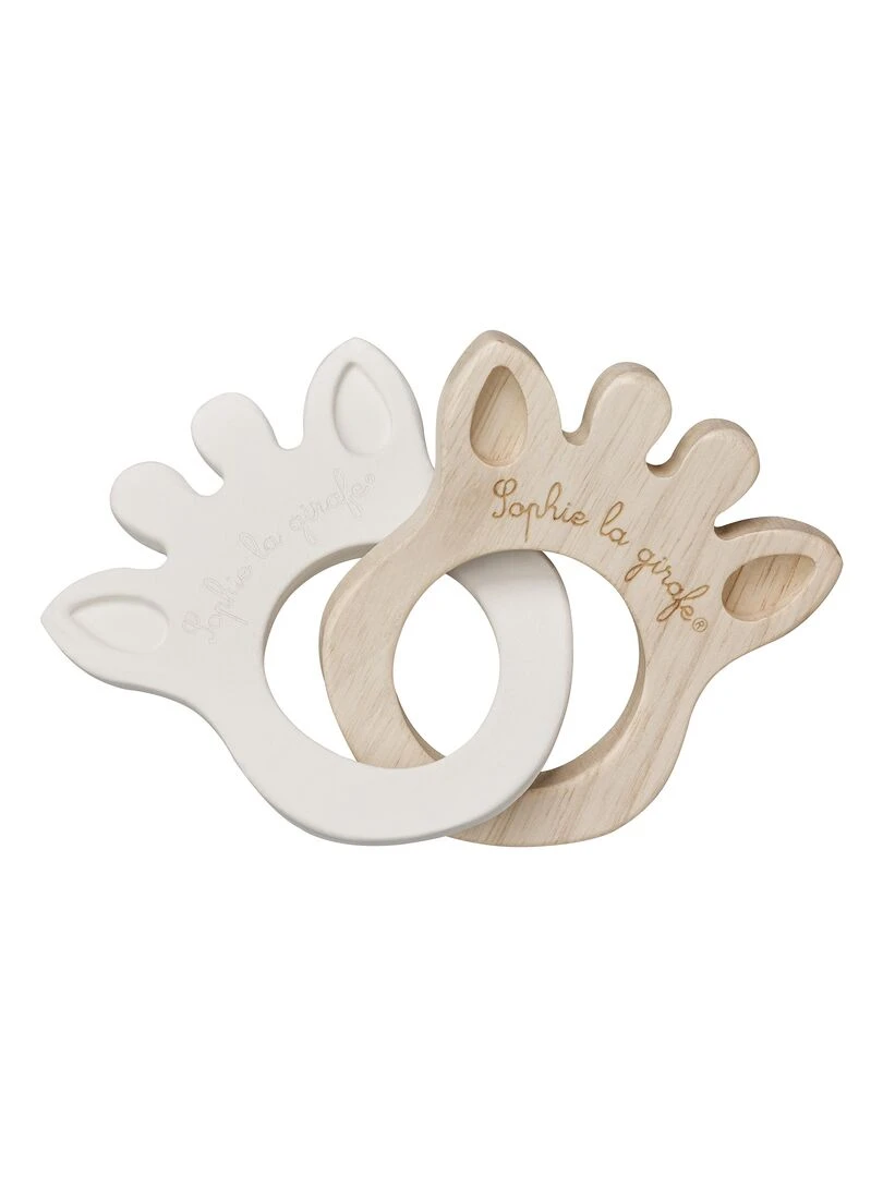 Jouet de dentition anneaux silhouette Rubber & Wood N/A
