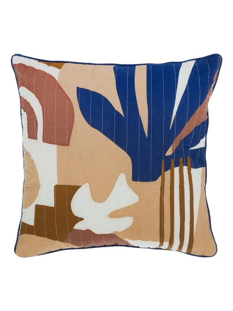 Coussin matelas Soleya 40x40 cm Bleu