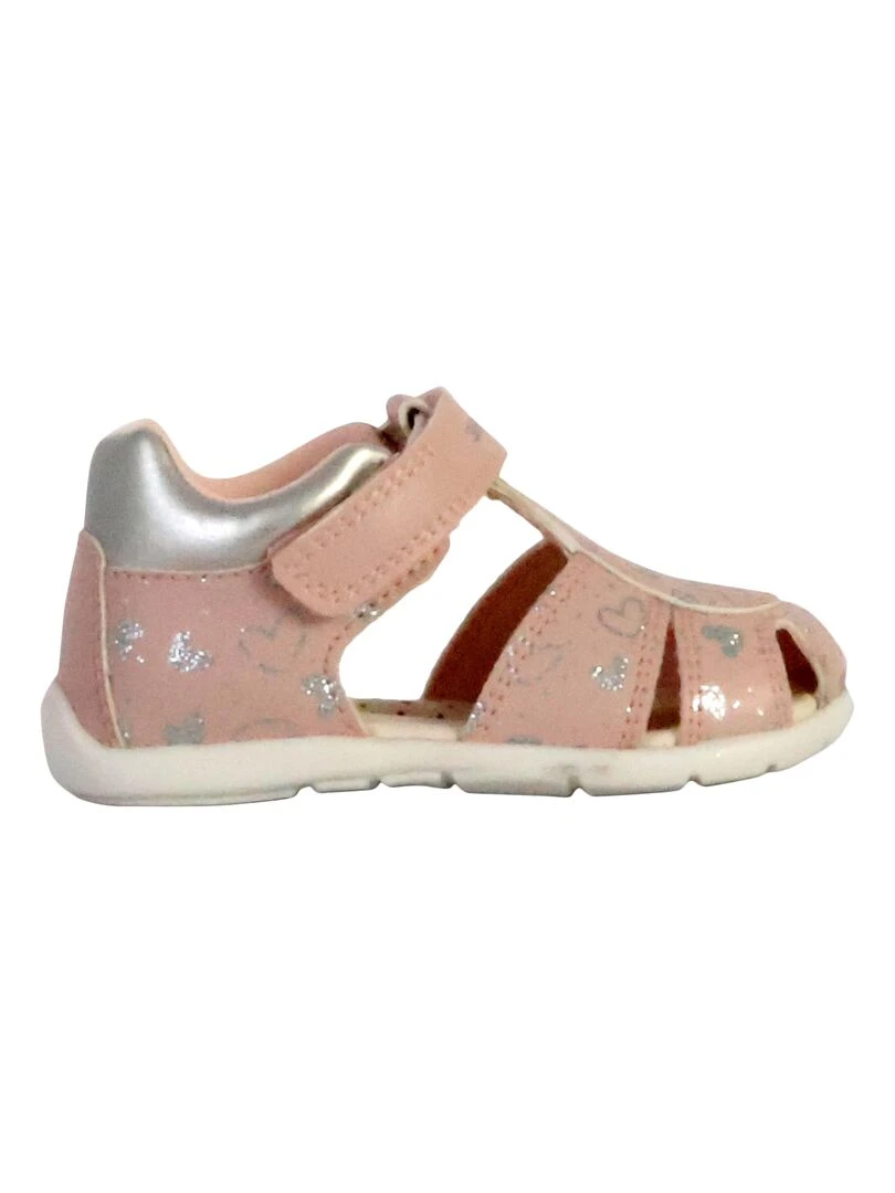 Sandale à Scratch Plate Geox Enfant Elthan Rose