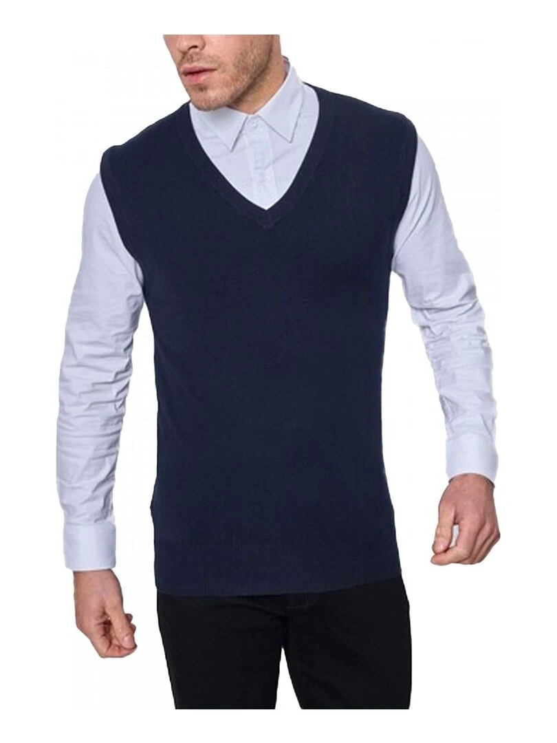 Pull debardeur Kebello Bleu marine