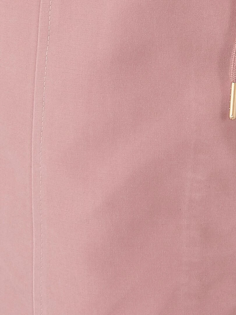 Parka longue toucher doux   Damart   Rose