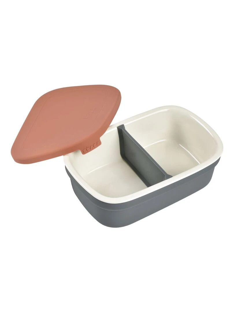 Boîte repas en céramique mineral/terracotta   Orange