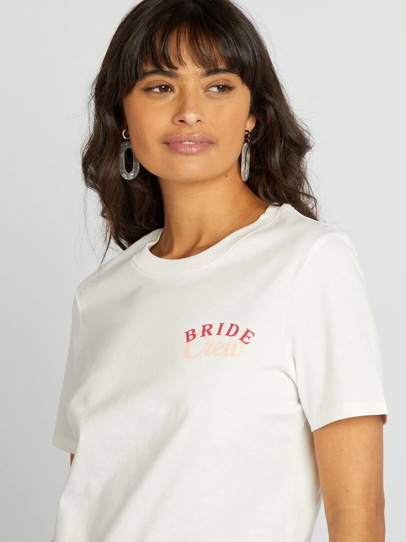 Tee shirt spécial EVJF   Bride crew
