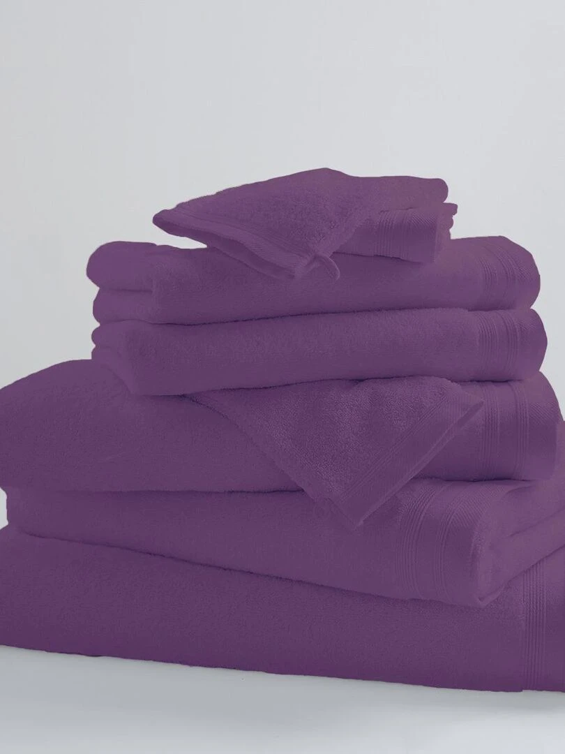 Drap De Bain Uni et Coloré Violet