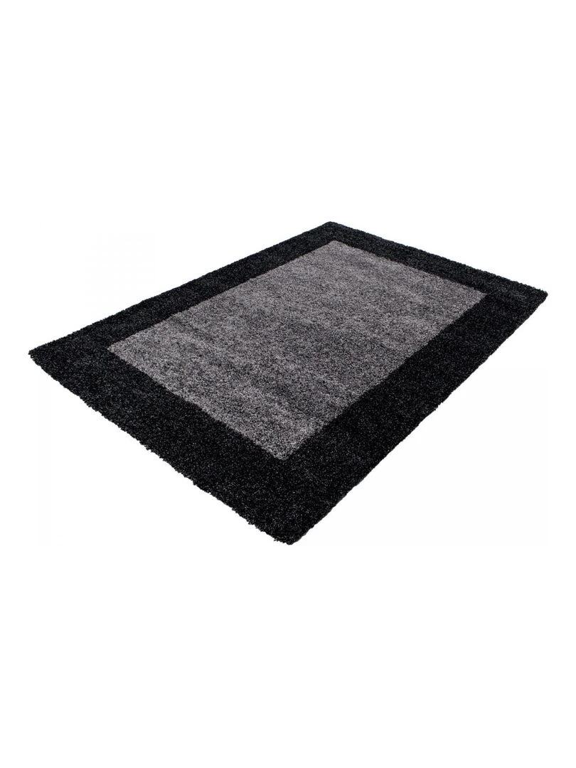 Tapis shaggy BORDURE OEKO TEX®   Noir