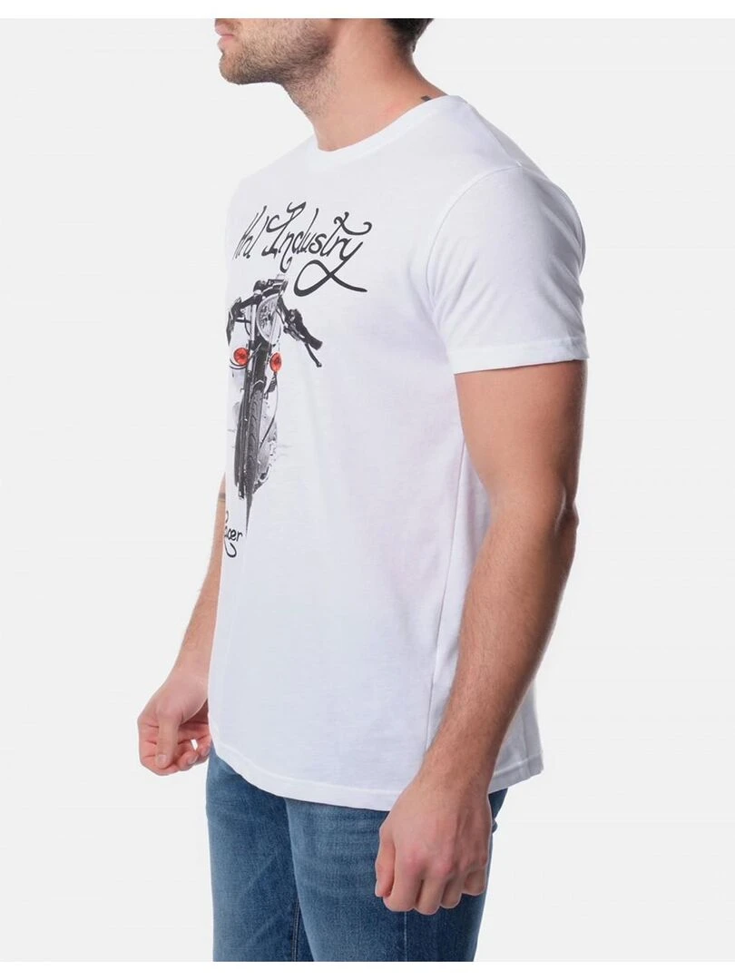 T Shirt manches courtes Kebello Blanc Blanc