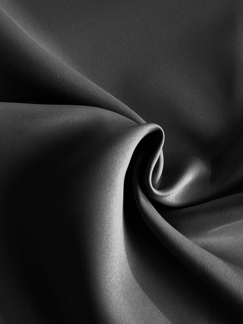 Rideau occultant uni M1 non feu   gris anthracite