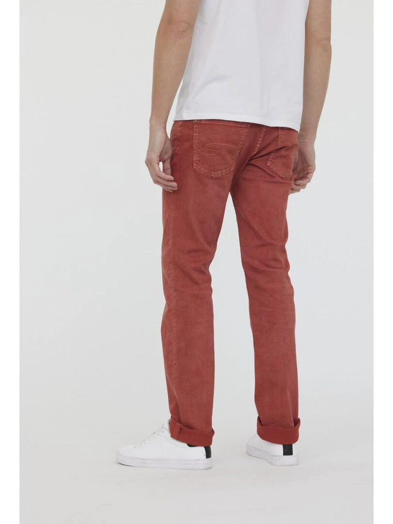 Lee Cooper   Pantalon coton straight JIM   Orange
