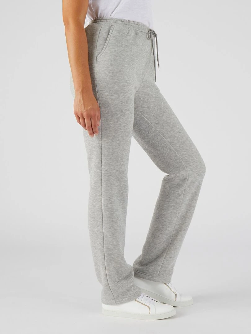 Pantalon en molleton Happy D. by Damart Gris chiné