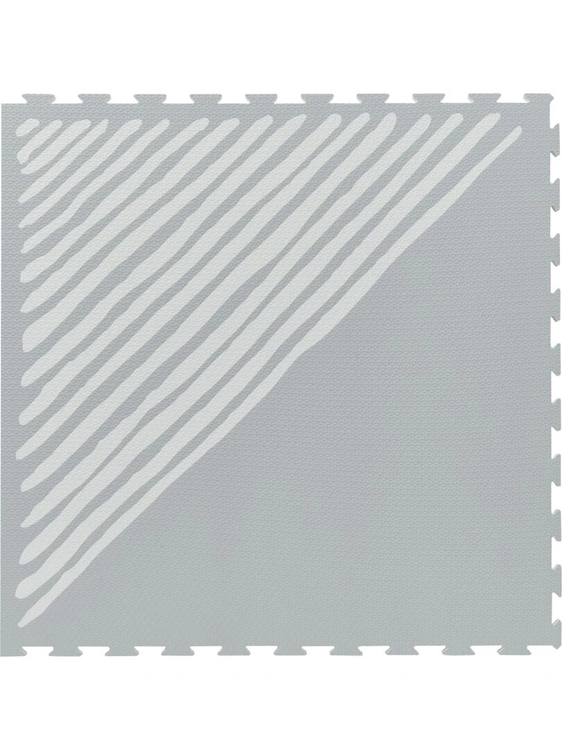 Tapis de jeu mousse SANDY LINES STONE Gris