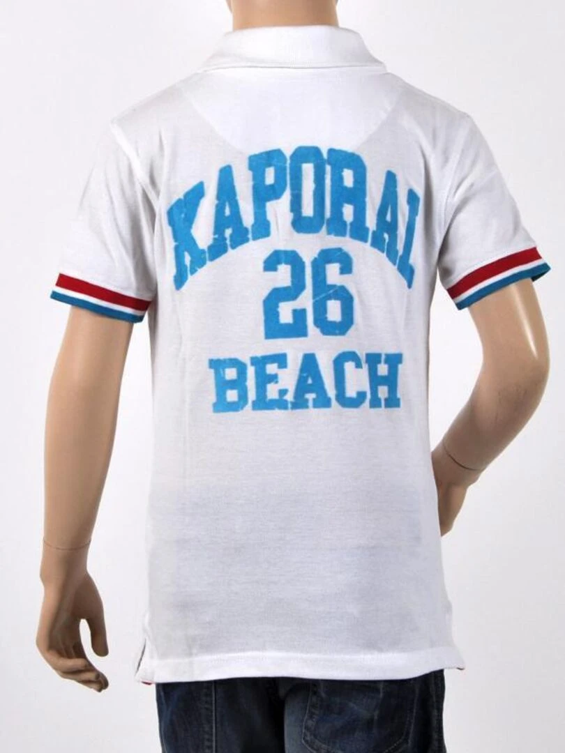 Polo Enfant Kaporal 5 Lotus   Blanc