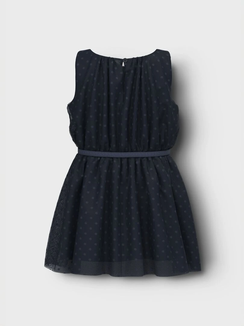 Robe en voile plumetis 'Name it' Bleu