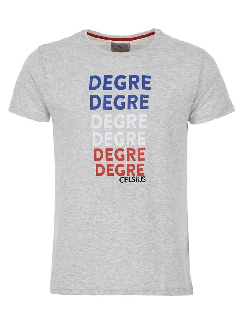 T shirt manches courtes homme CEGRADE DEGRE CELSIUS Gris