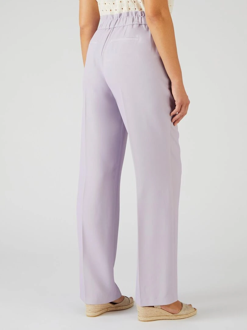 Pantalon large fluide   Damart   Violet