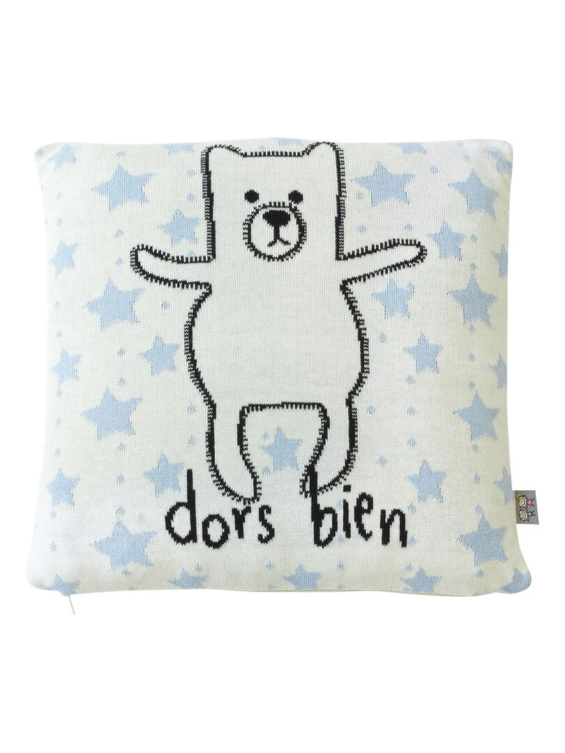 Taie de coussin OURSON Ecru