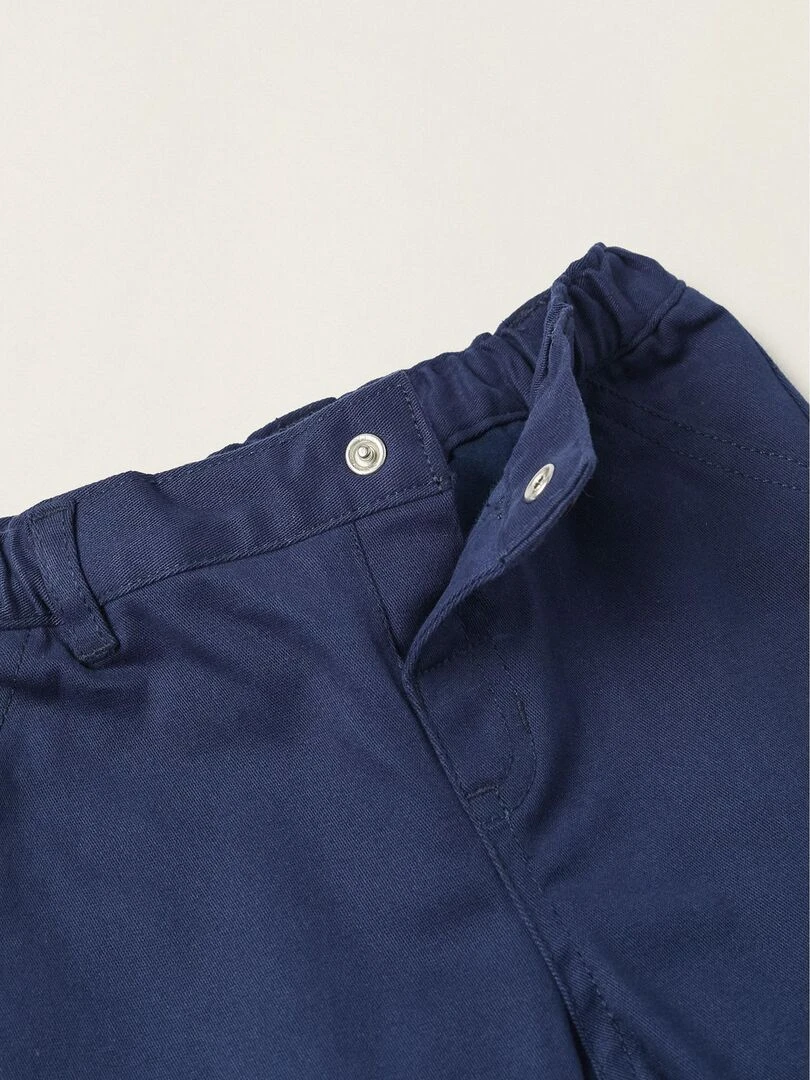 Pantalon Chino avec Doublure en Coton pour Nouveau Né  ATLANTIC COMPANY   Bleu foncé