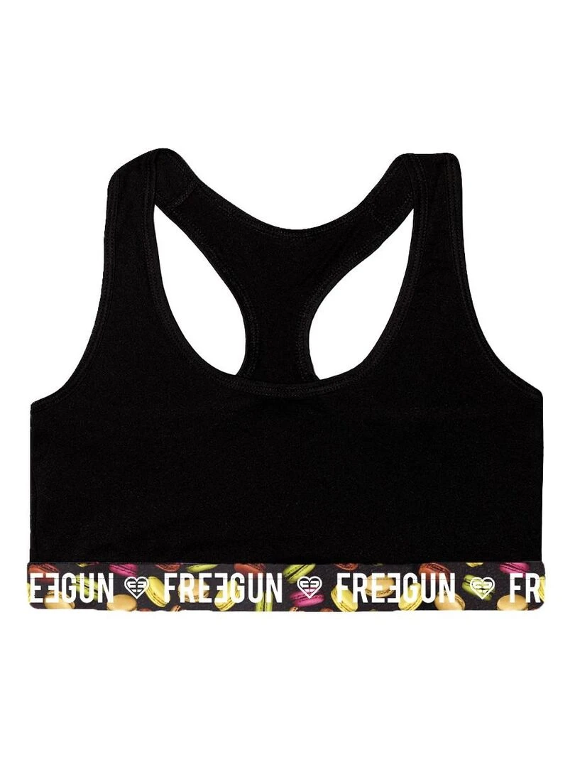 Lot de 2 Brassières fille Best Of Anniversary Fun Freegun   Noir