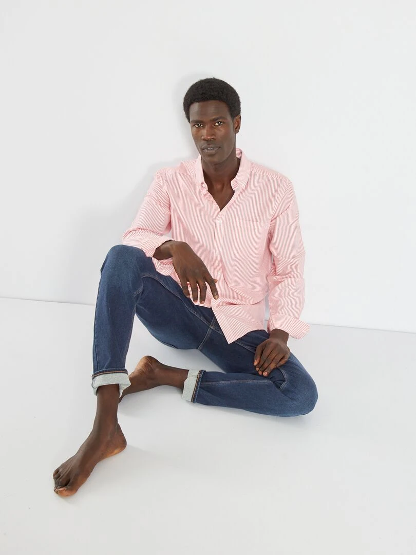 Jean slim stretch L32 Brut