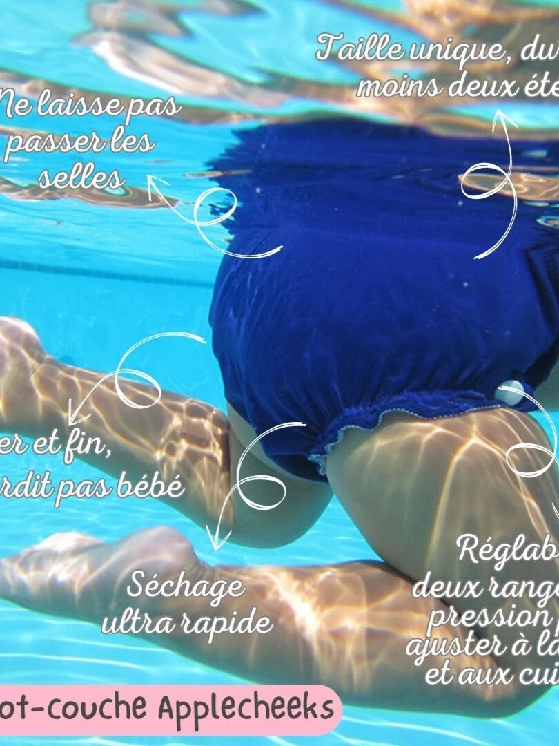 Maillot de bain Lavable Taille unique You Rock Bleu