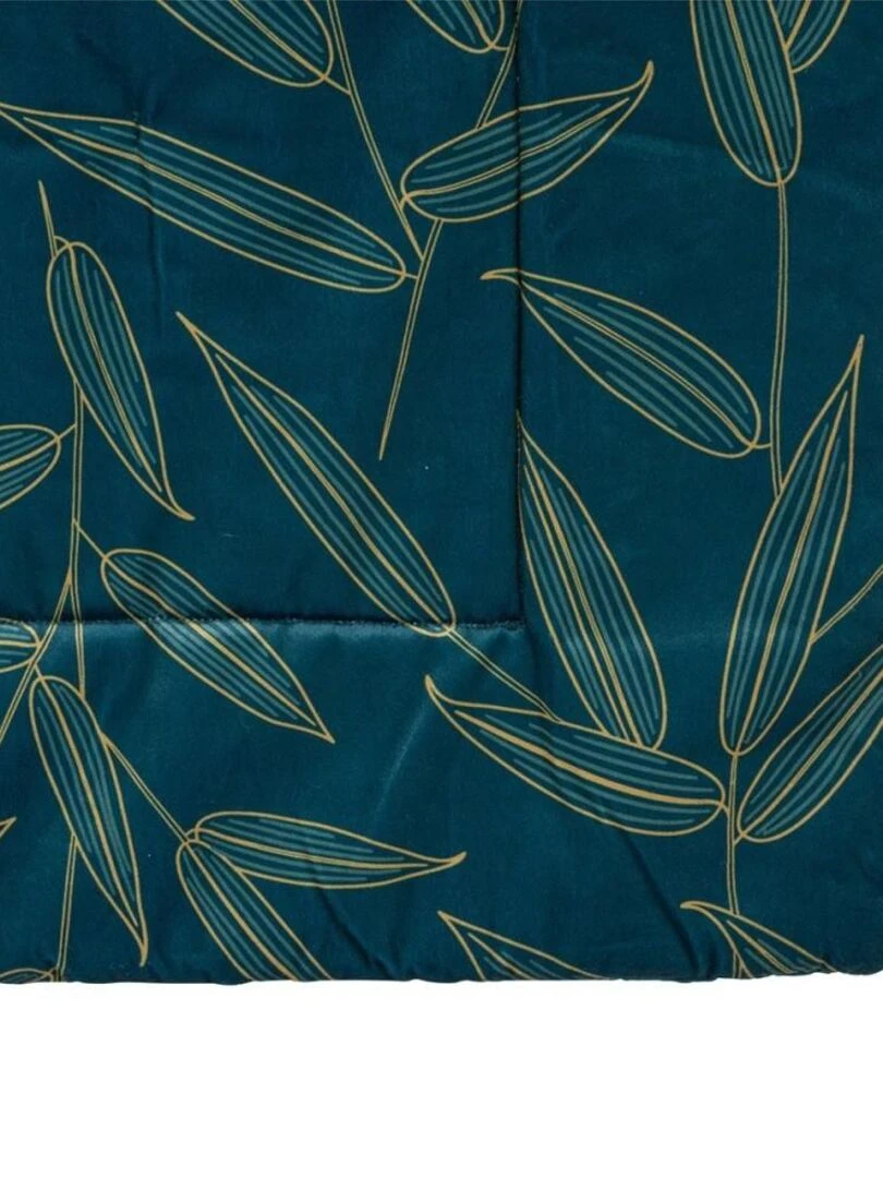 Édredon velours 80x180 Ozie Bleu