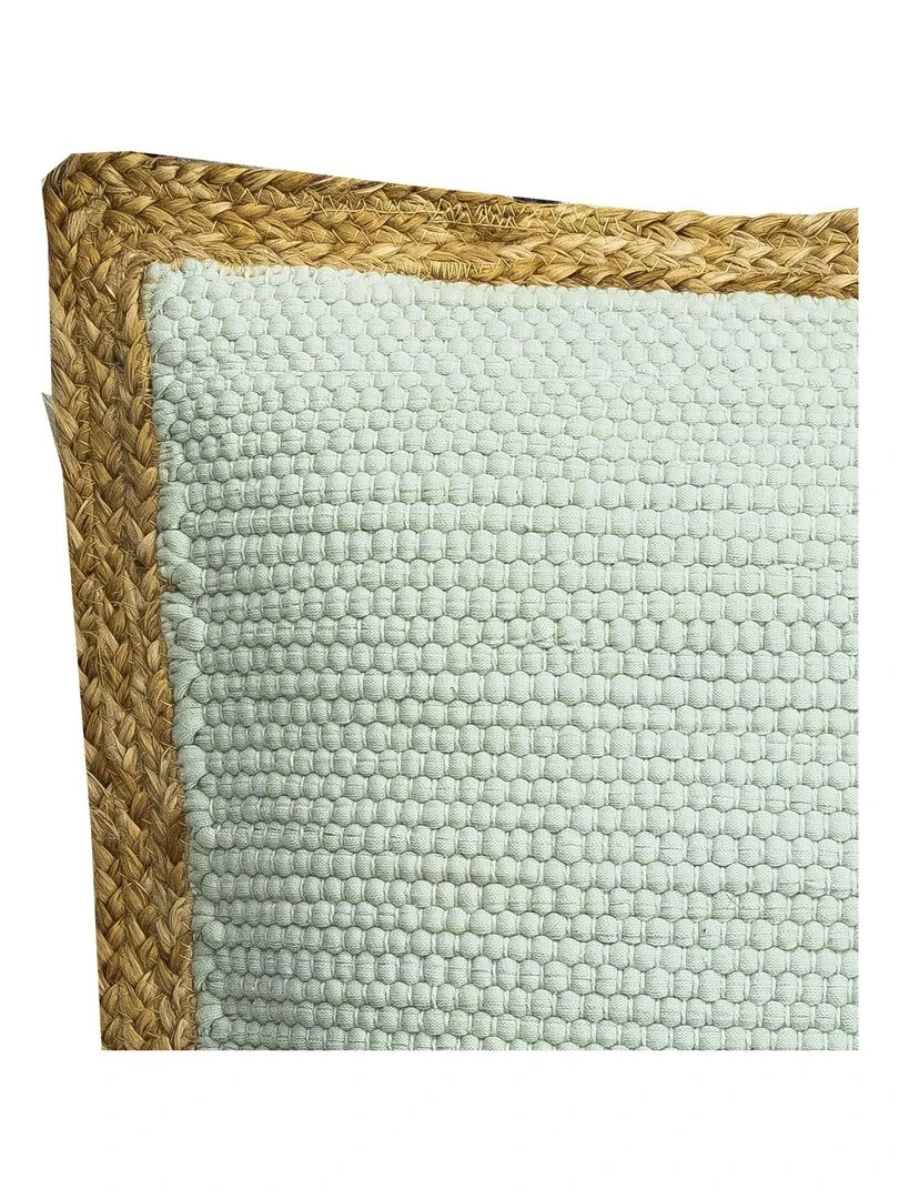Coussin Effet reliefé Vert sapin