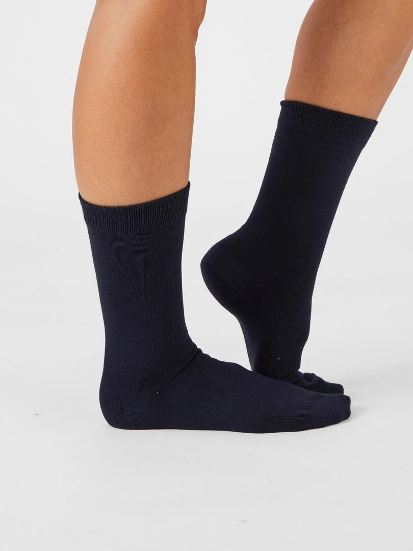 Chaussettes polaire Thermolactyl. Damart Bleu marine