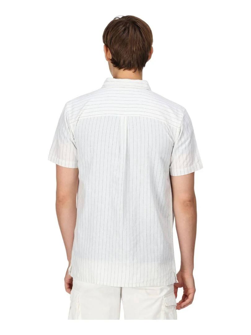 Regatta   Chemise SHOREBAY   Blanc Bleu