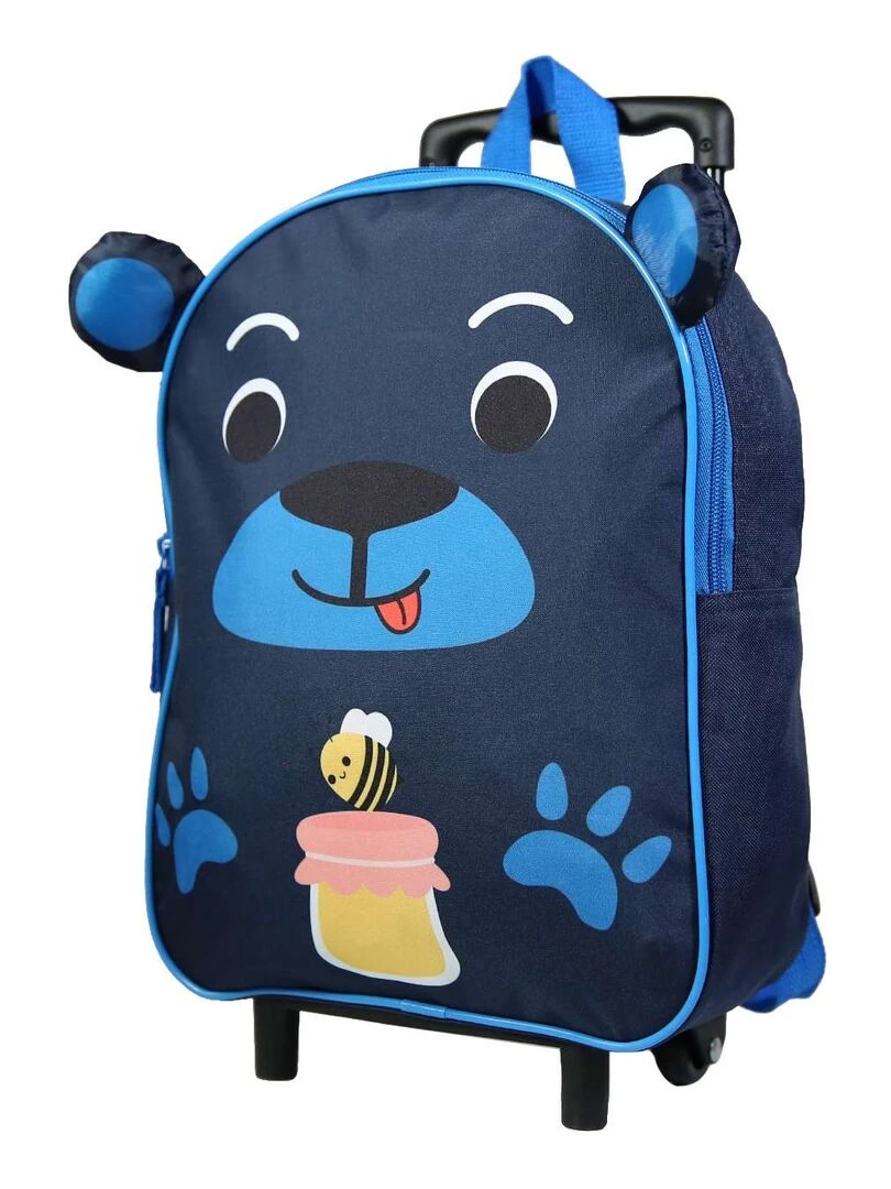 BAGTROTTER Sac à dos à roulettes 31 cm maternelle Kids Bleu Ours Bleu